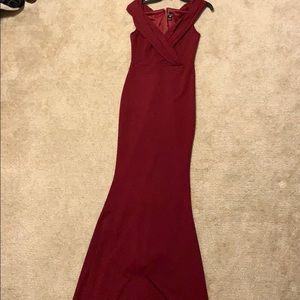 Maroon Prom Dress